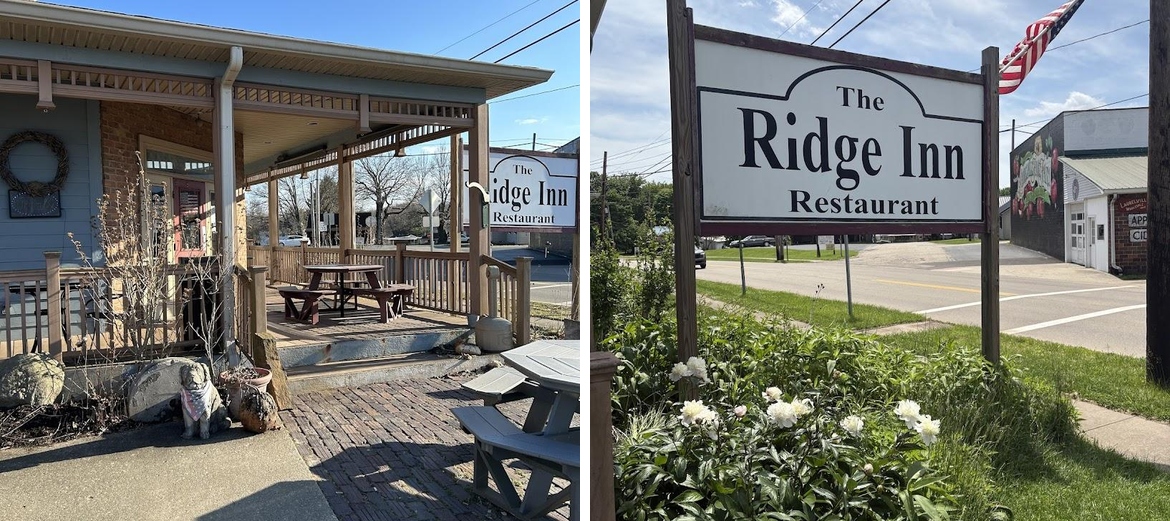 The Ridge Inn Restaurant Menu