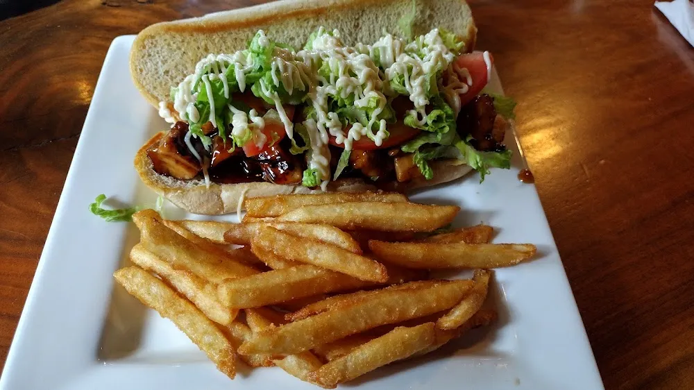 Bourbon Chicken Sandwich